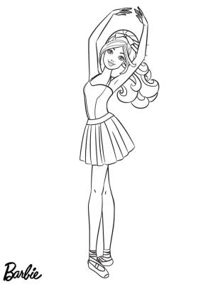 Barbie boyama sayfası, Barbie coloring page, Bale Barbie’yi çiz, 