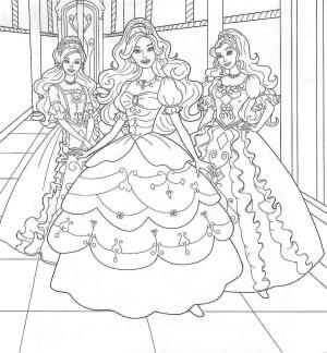 Barbie boyama sayfası, Barbie coloring page, Güzel Barbie ve Arkadaşları, 