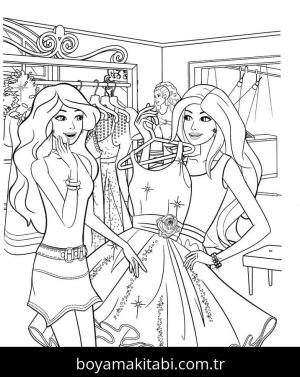 Barbie boyama sayfası 50787, Barbie coloring page, 