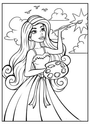 Barbie boyama sayfası, Barbie coloring page, Barbie Çizim Resimleri, 