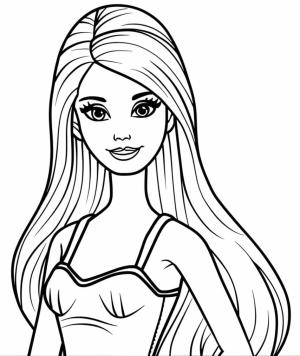 Barbie boyama sayfası, Barbie coloring page, Barbie’nin güzel fotoğrafı, 