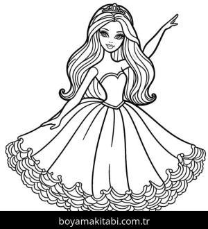 Barbie boyama sayfası 50752, Barbie coloring page, 