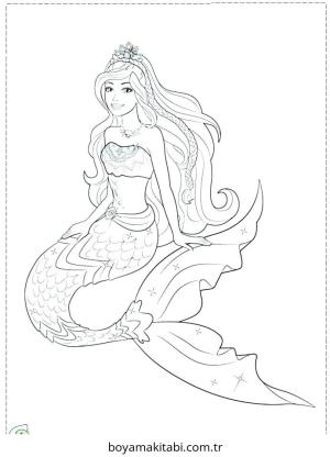 Barbie boyama sayfası – evde etkinlik, ücretsiz yazdır