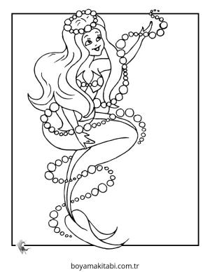 Barbie boyama sayfası – boyama çalışması, yaratıcılığı geliştirir