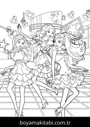 Barbie boyama sayfası 50776, Barbie coloring page, 