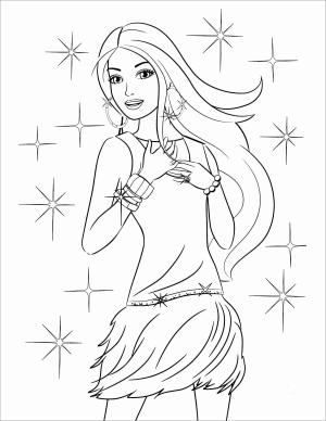 Barbie boyama sayfası, Barbie coloring page, Barbie Yıldızlı, 