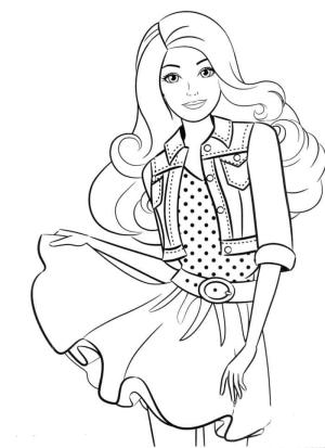 Barbie boyama sayfası, Barbie coloring page, İnanılmaz Barbie, 