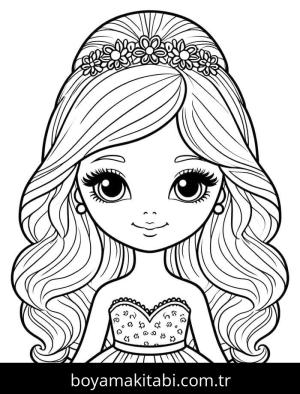 Barbie boyama sayfası 50780, Barbie coloring page, 