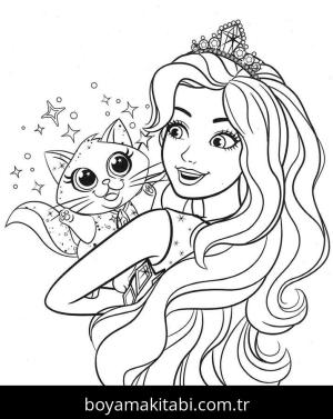Barbie boyama sayfası 50768, Barbie coloring page, 