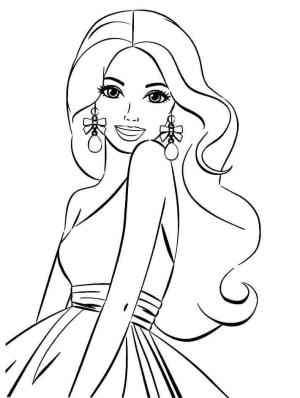 Barbie boyama sayfası, Barbie coloring page, Temel Barbie, 