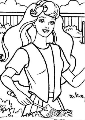 Barbie boyama sayfası, Barbie coloring page, Muhteşem Barbie, 