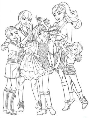 Barbie boyama sayfası, Barbie coloring page, Barbie Ailesi, 