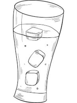 Bardak boyama sayfası,  coloring page, Soda Bardağı, 