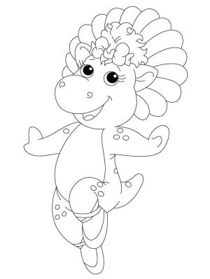 Barney ve Arkadaşları boyama sayfası,  coloring page, Barney ve Arkadaşlar’daki Bebek Bop, 