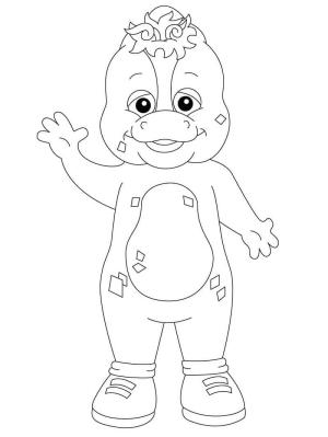 Barney ve Arkadaşları boyama sayfası,  coloring page, Barney ve Arkadaşlar’dan Riff, 