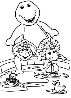 Barney ve Arkadaşları boyama sayfası,  coloring page, Barney ve Arkadaşlar, 