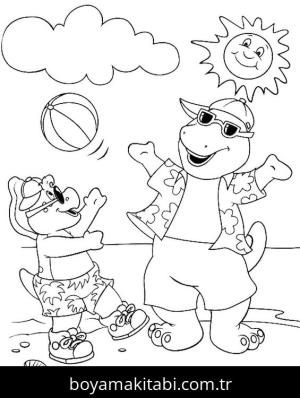 Barney ve Seine Boyama