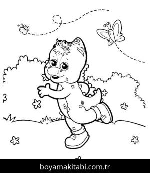 Barney ve Seine boyama sayfası – evde etkinlik, ücretsiz yazdır