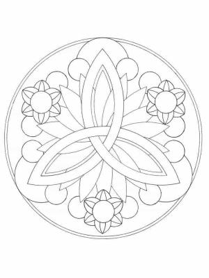 Basit Mandala boyama sayfası,  coloring page, Basit mandala yazdırılabilir, 