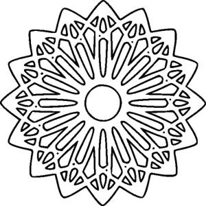 Basit boyama sayfası,  coloring page, Basit Soyut, 