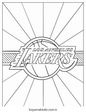 Basketbol boyama sayfası – çizgi film temalı, basit çizim