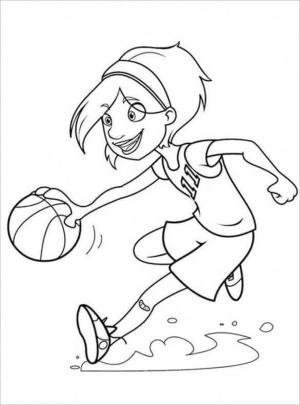 Basketbol boyama sayfası,  coloring page, 8 numaralı oyuncu, 