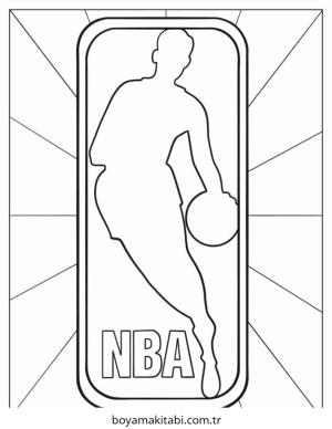 Basketbol boyama sayfası – boyama etkinliği, çocuk aktivitesi