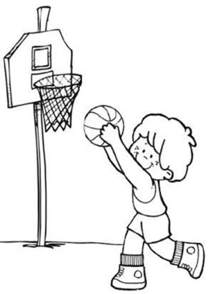 Basketbol boyama sayfası,  coloring page, 3 numaralı oyuncu, 