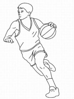 Basketbol boyama sayfası,  coloring page, 15 numaralı oyuncu, 