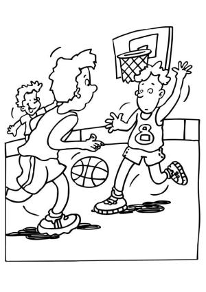 Basketbol boyama sayfası,  coloring page, 17 numaralı oyuncu, 