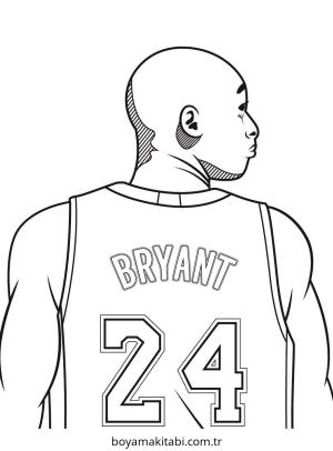 Basketbol boyama sayfası – boyama etkinliği, çocuk aktivitesi