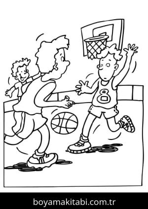 Basketbol boyama sayfası 50822,  coloring page, 