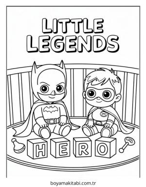 Batman boyama sayfası – çocuk aktivitesi, PDF indir