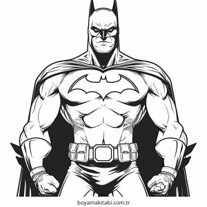 Batman boyama sayfası – eğitici aktivite, yaratıcılık