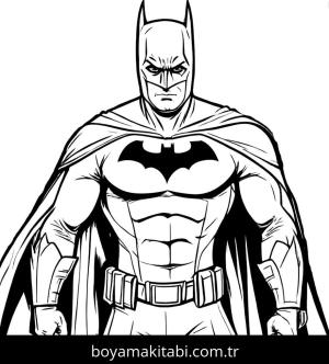 Batman boyama sayfası,  coloring page, eğlenceli, renkli, karakterli