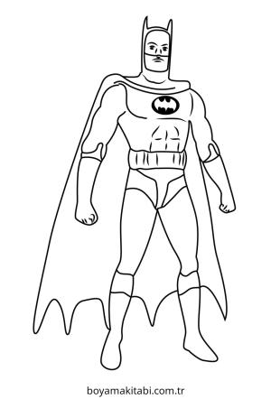 Batman boyama sayfası – çocuklar için, çizgi film temalı