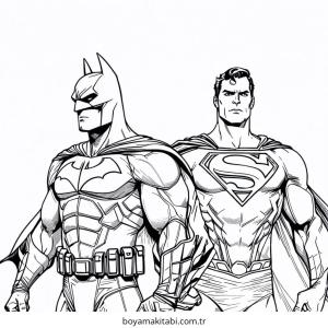 Batman boyama sayfası – yaratıcılığı geliştirir, keyifli zaman