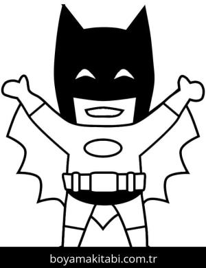 Batman boyama sayfası – eğitici aktivite, yaratıcılık