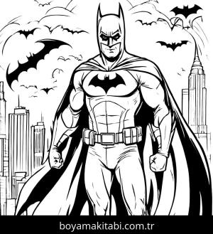 Batman boyama sayfası,  coloring page, harika, sevimli, eğlenceli