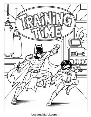 Batman boyama sayfası – yaratıcılığı geliştirir, keyifli zaman