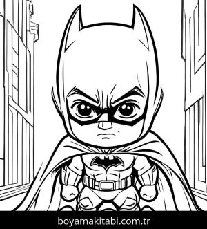 Batman boyama sayfası,  coloring page, harika, mutlu, çocuklar için