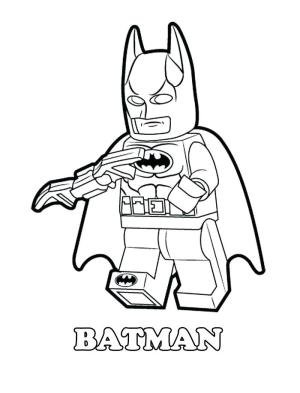 Batman boyama sayfası,  coloring page, Lego Batman Batarang Holding, 