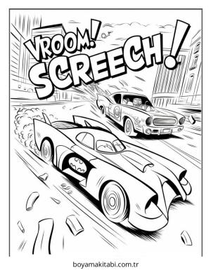 Batman boyama sayfası – ücretsiz yazdır, boyama etkinliği