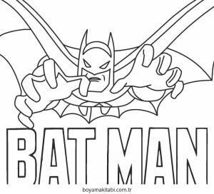 Batman boyama sayfası – keyifli zaman, renkli çizimler