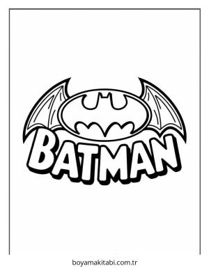 Batman boyama sayfası – boyama etkinliği, çocuk aktivitesi