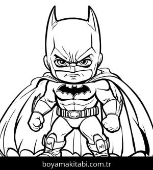 Batman boyama sayfası,  coloring page, benzersiz, modern, sevimli
