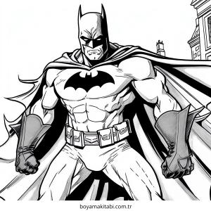 Batman boyama sayfası – ücretsiz yazdır, boyama etkinliği