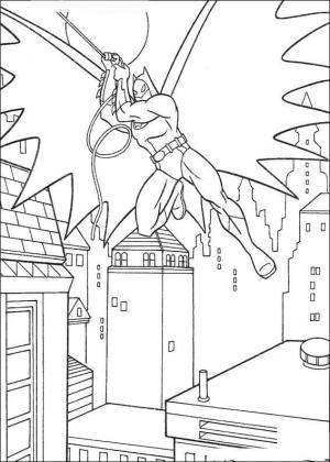 Batman boyama sayfası,  coloring page, Batman Salıncağı, 