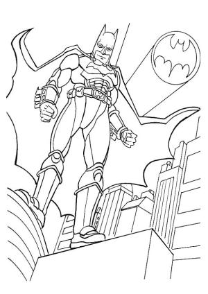 Batman boyama sayfası,  coloring page, Güçlü Batman, 