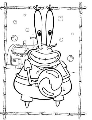 Bay Krabs boyama sayfası,  coloring page, Bay Mükemmel Yengeçler, 